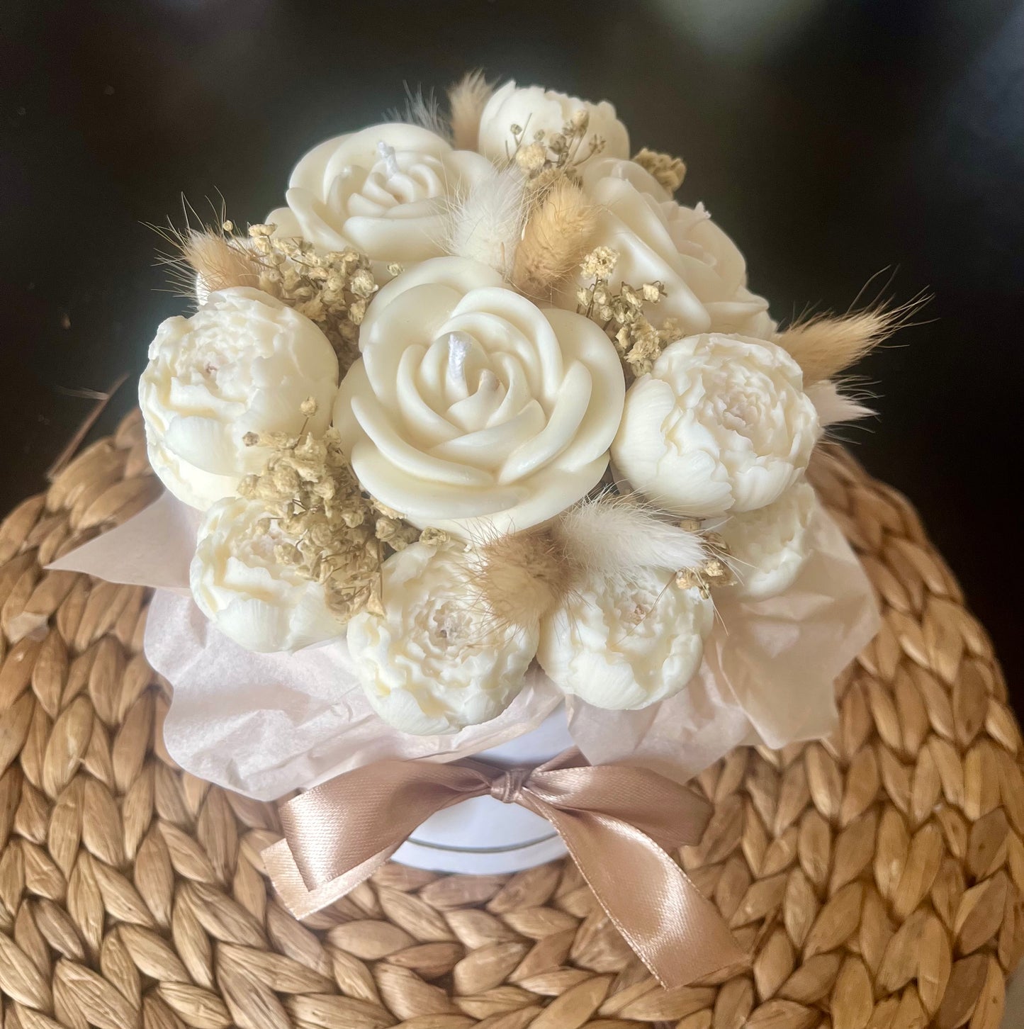 Bouquet parfumé blanc