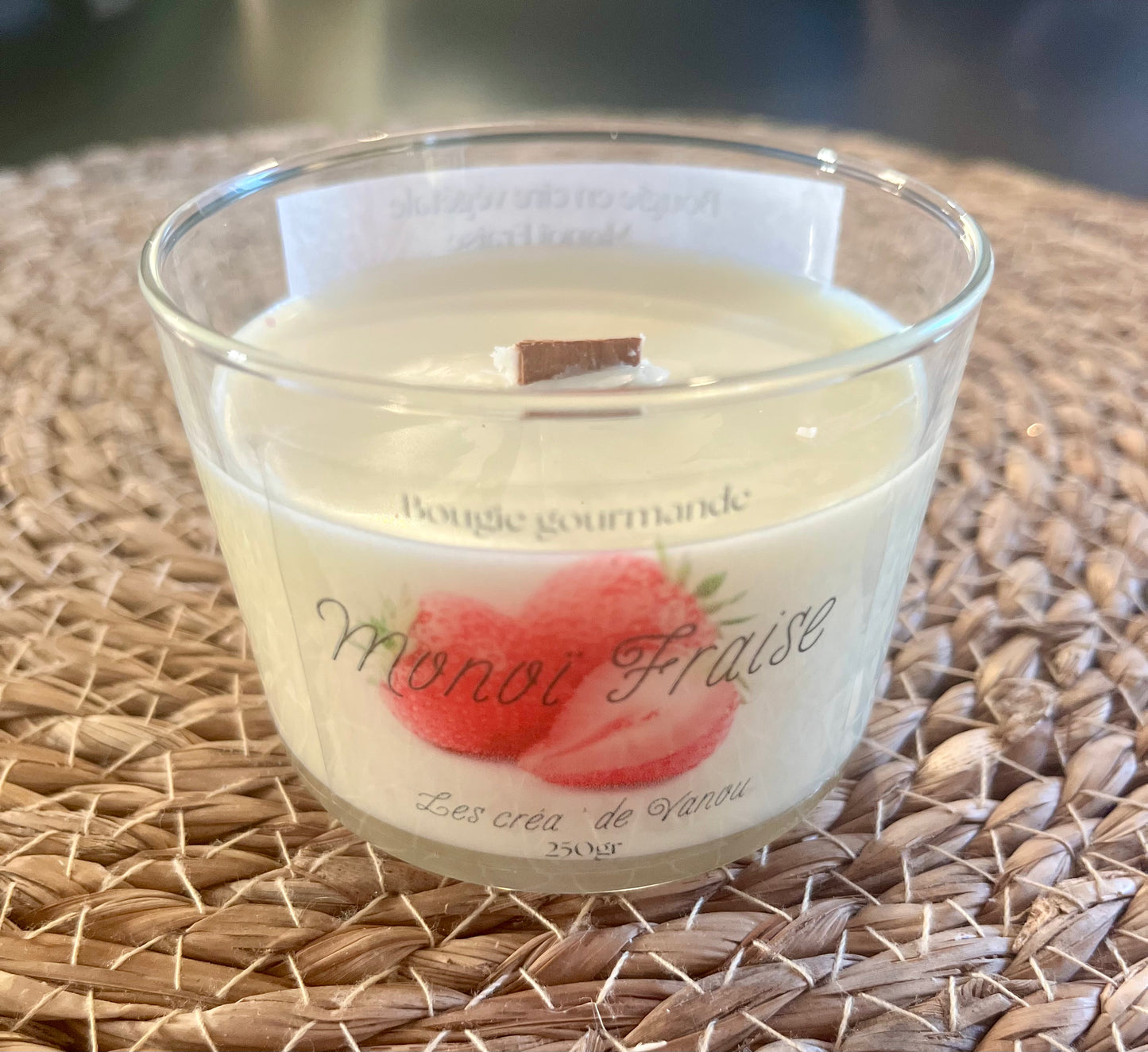 Bougie Monoï fraise