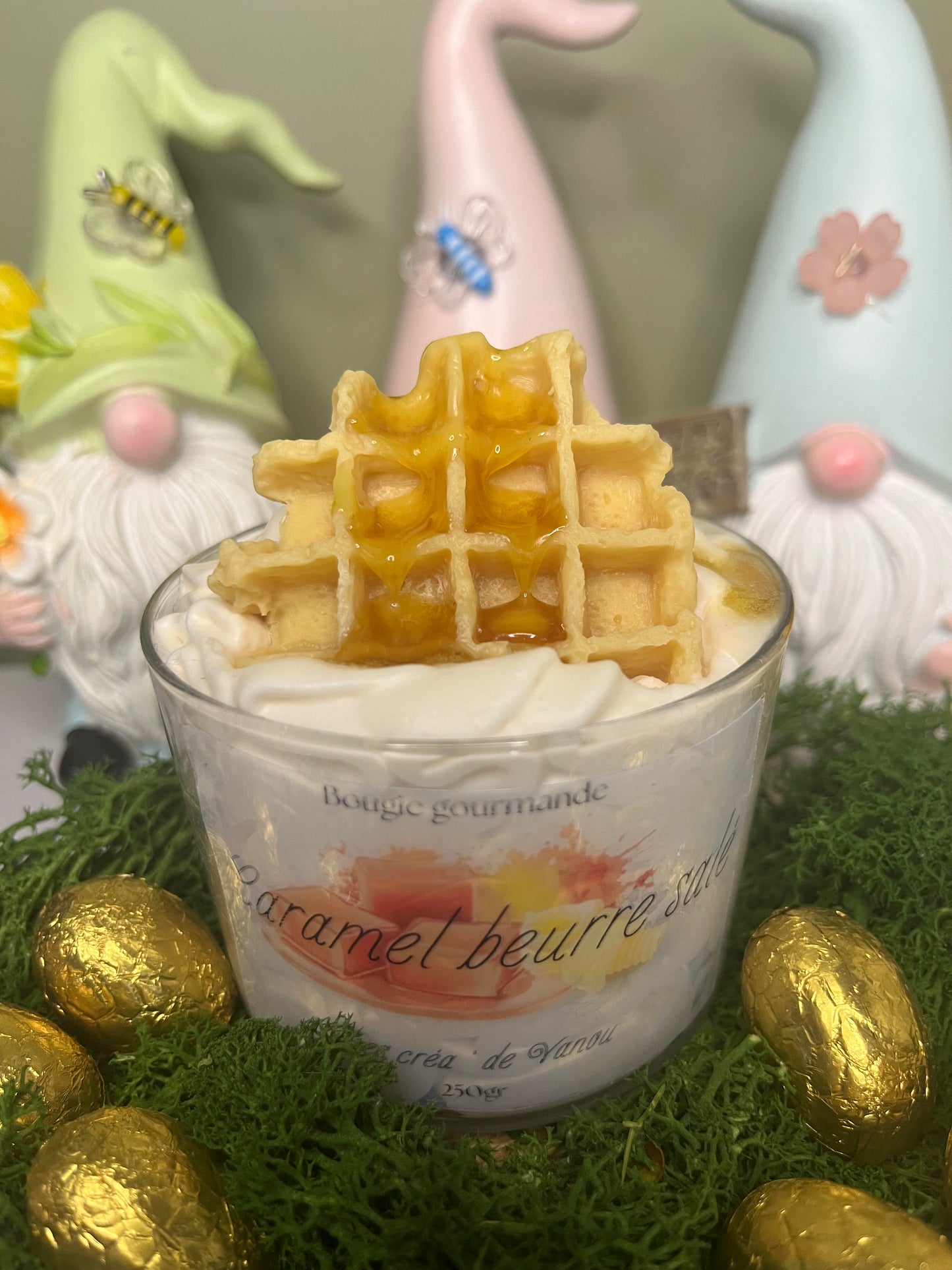 Bougie gourmande caramel beurre salé