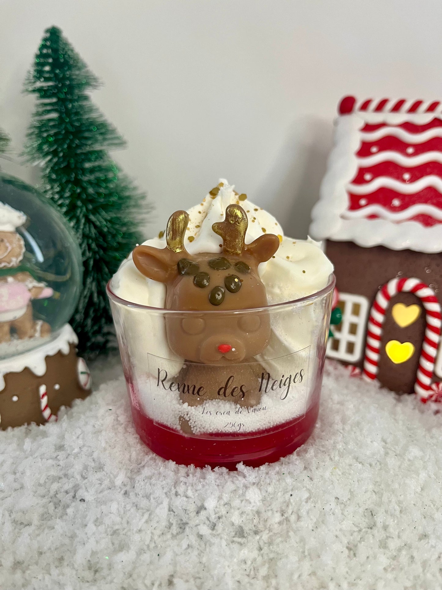 Bougie « Renne des Neiges ».