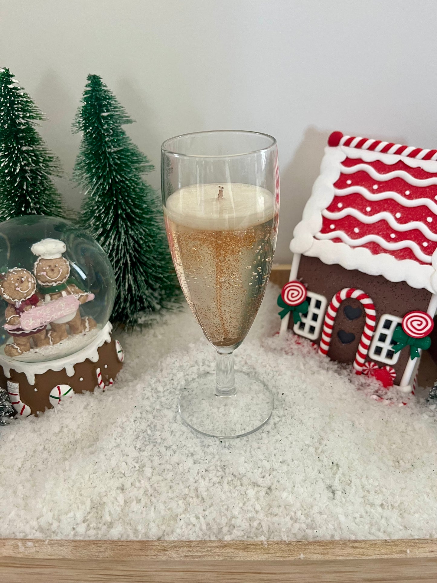Bougie « Coupe de Champagne ».