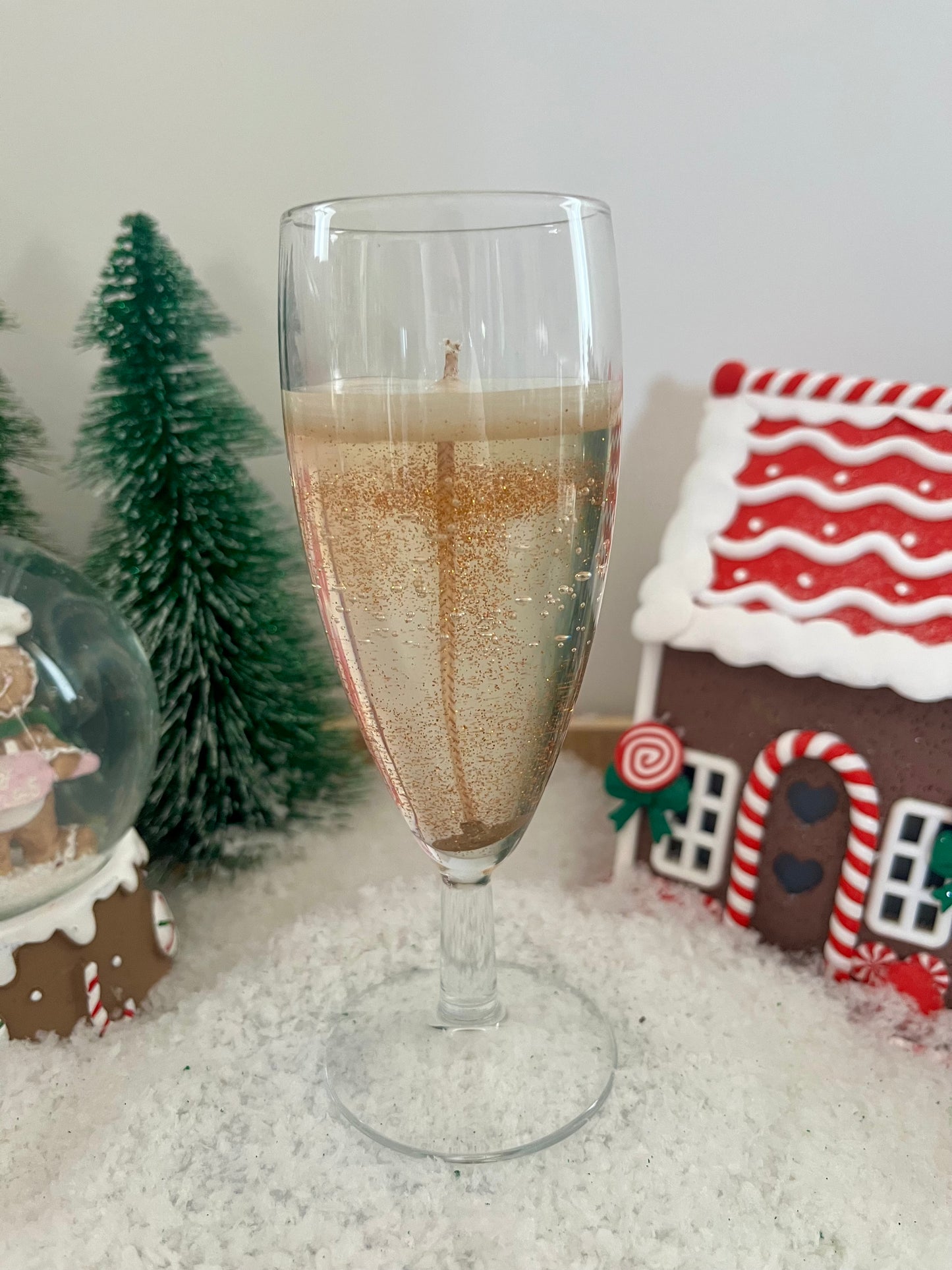 Bougie « Coupe de Champagne ».