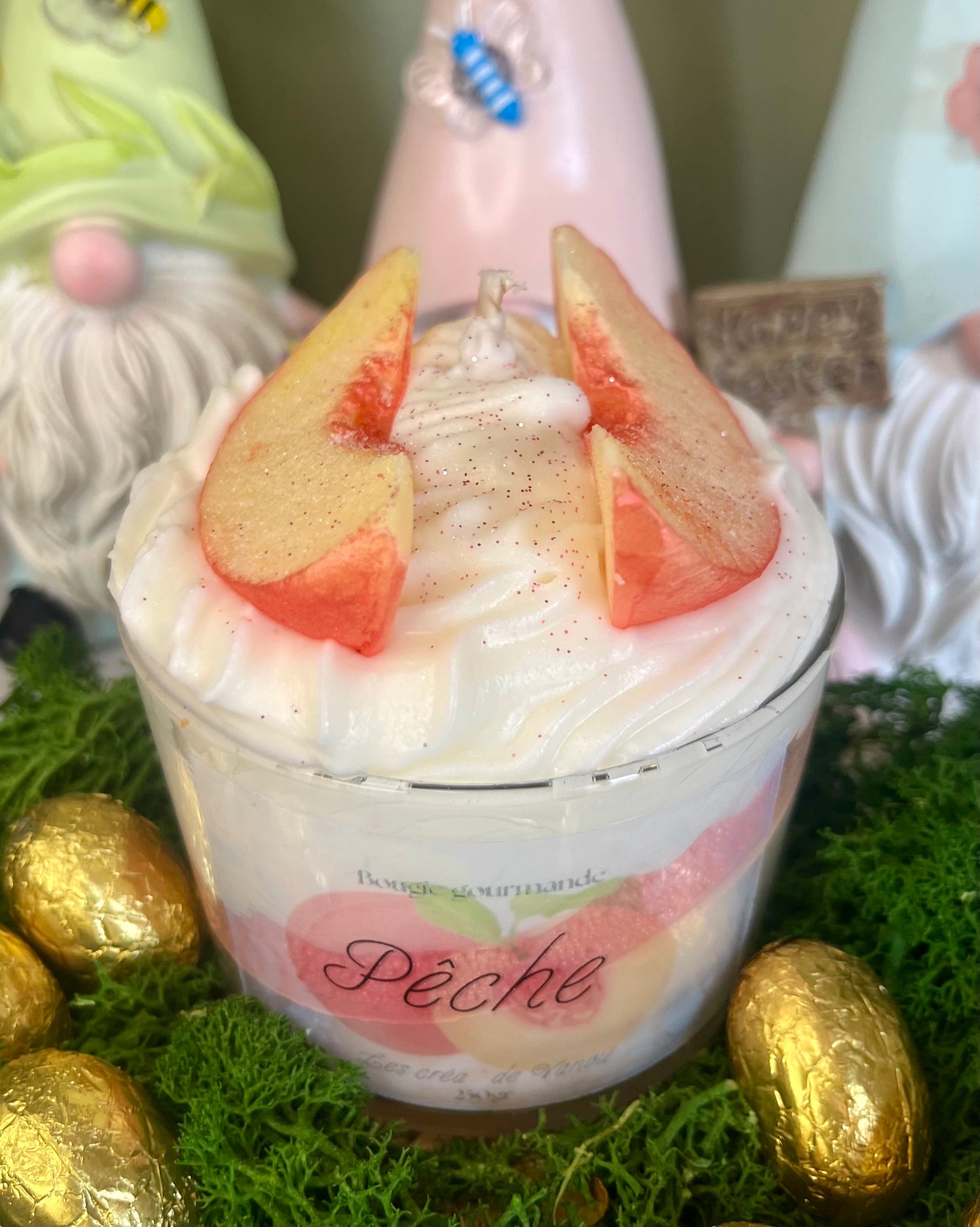 Bougie gourmande Pêche