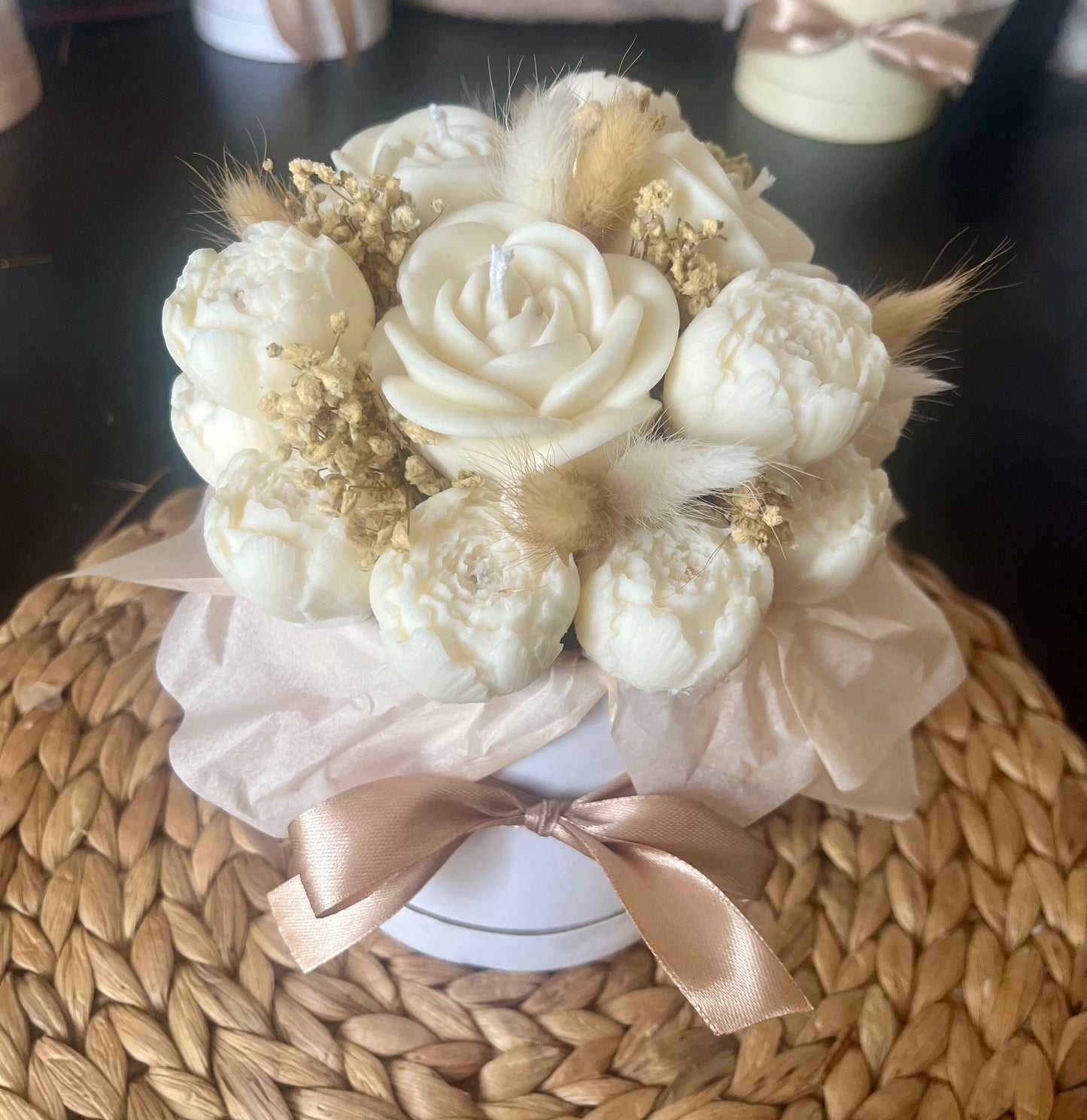 Bouquet parfumé blanc