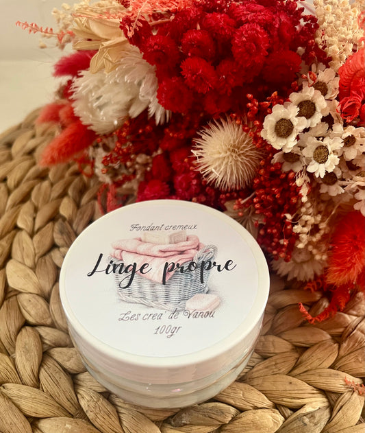 Fondant crémeux Linge propre