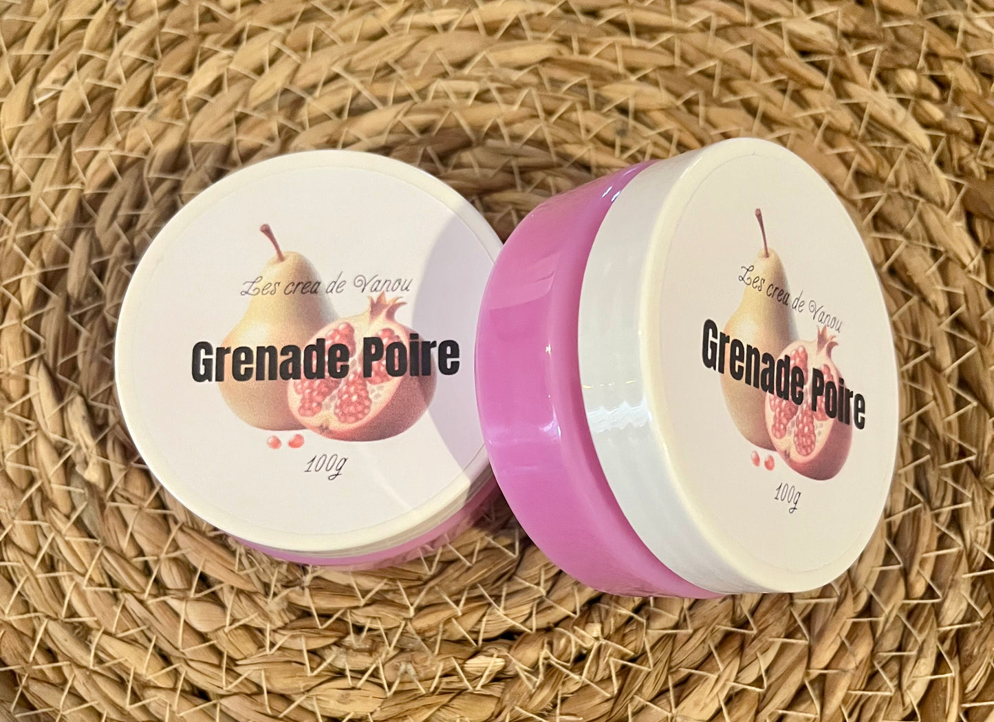 Fondant crémeux Grenade / poire