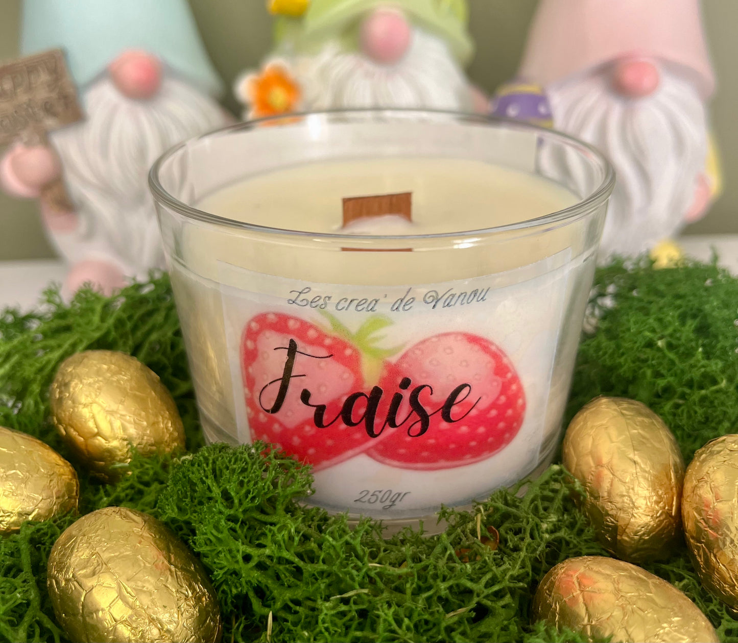 Bougie fraise