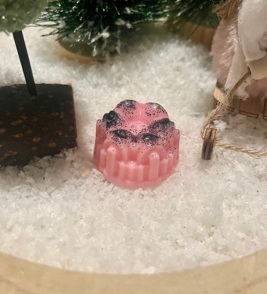Fondant cerise noire explosive