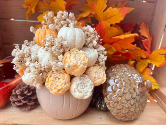 Bouquet « Noisettes orange »