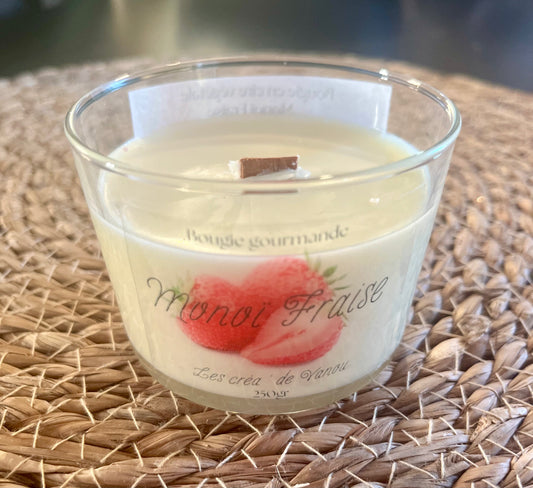 Bougie Monoï fraise
