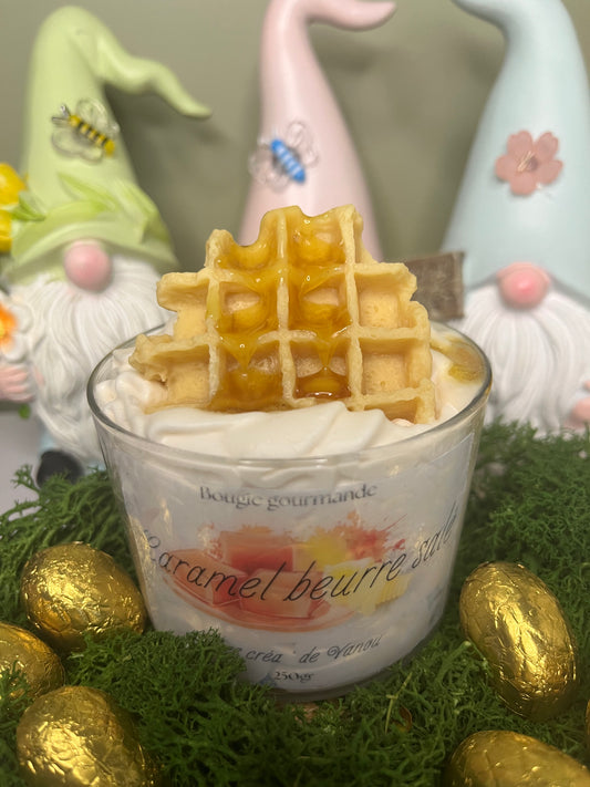 Bougie gourmande caramel beurre salé